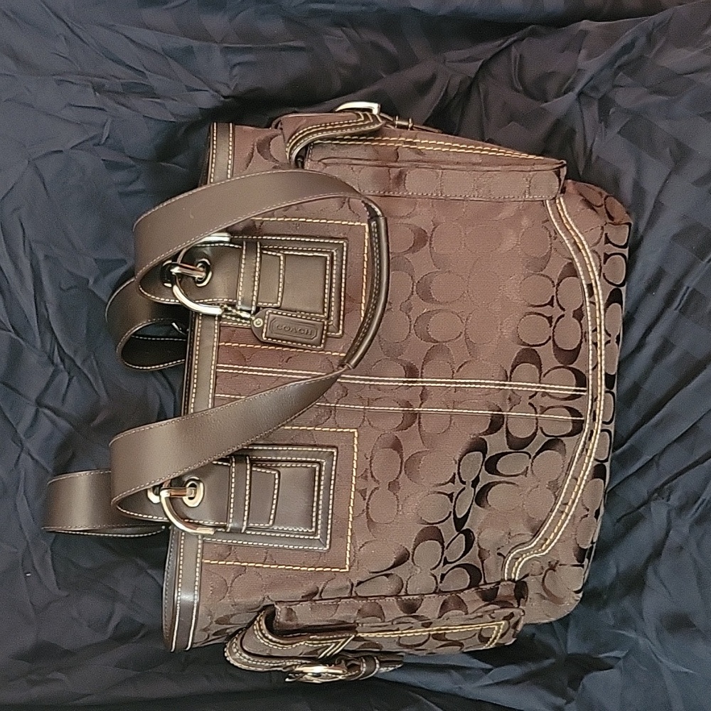 Vintage Coach tote bag
